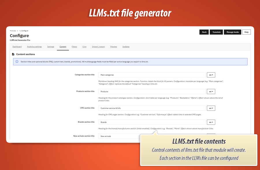 Image 7: LLMS.txt Generator Pro