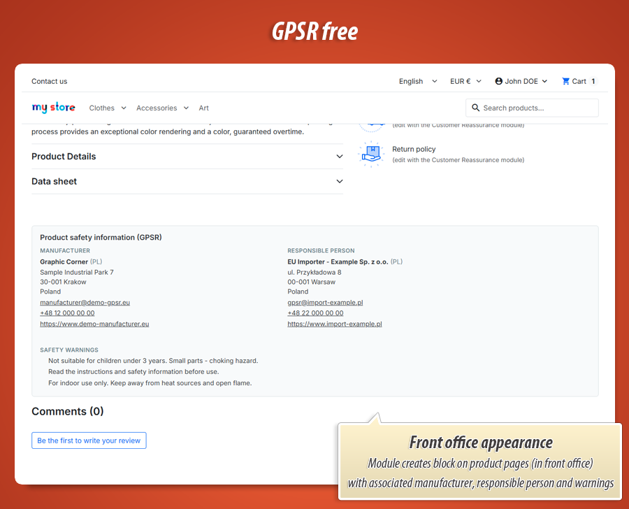 Image 1: GPSR Free