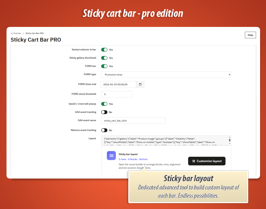 Foto 10: Sticky Warenkorb-Leiste PRO