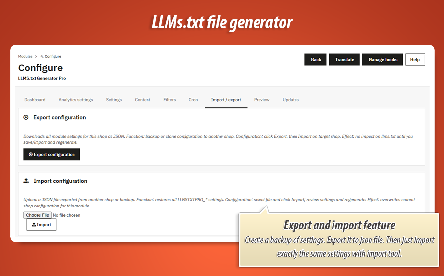Image 13: LLMS.txt Generator Pro