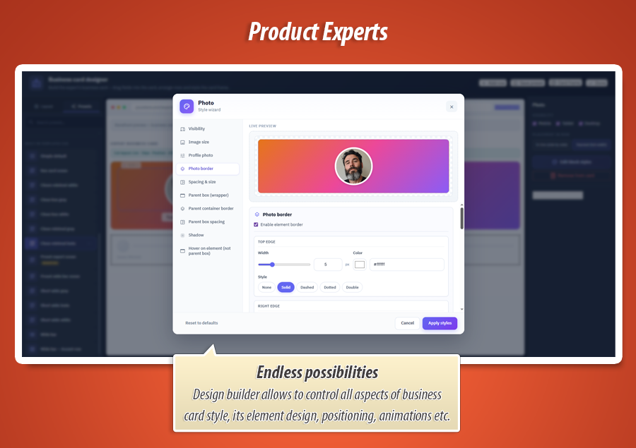 Image 10: Product expert - Specialist Business Cards