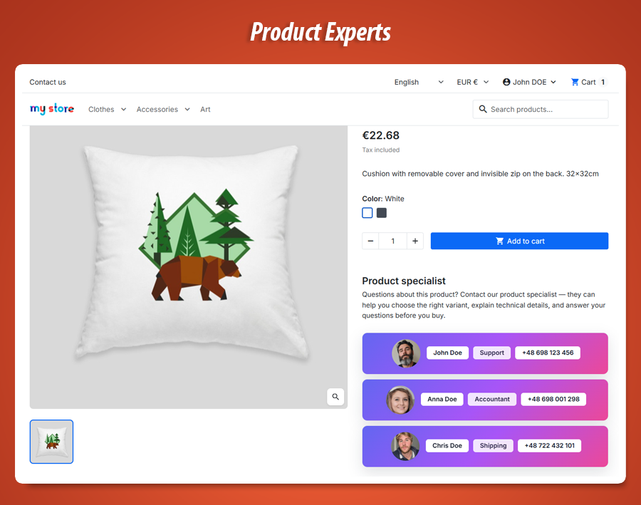 Image 1: Product expert - Specialist Business Cards