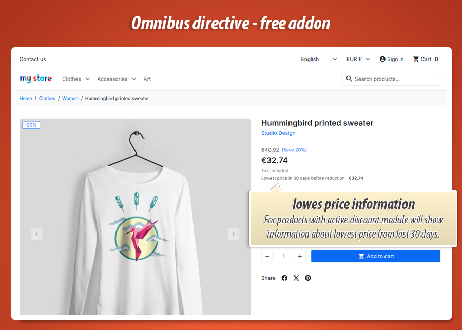 Image 4: Omnibus Directive - Free Addon