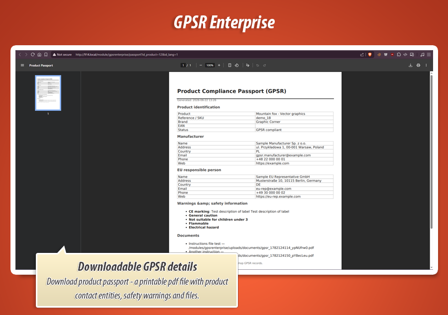 Image 2: GPSR Enterprise