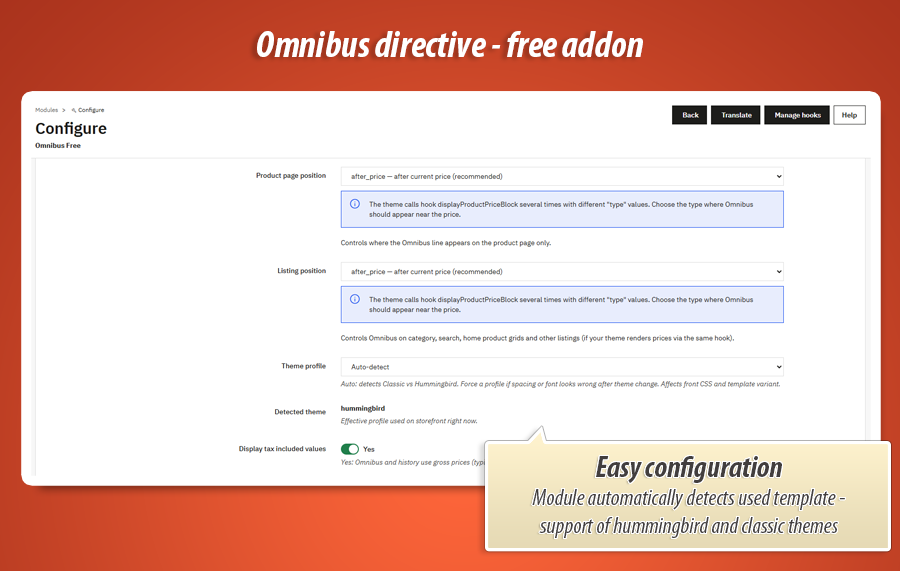Image 3: Omnibus Directive - Free Addon