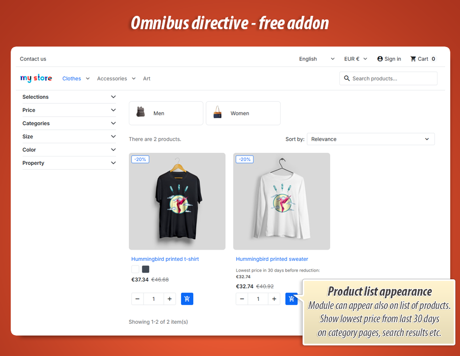 Image 1: Omnibus Directive - Free Addon