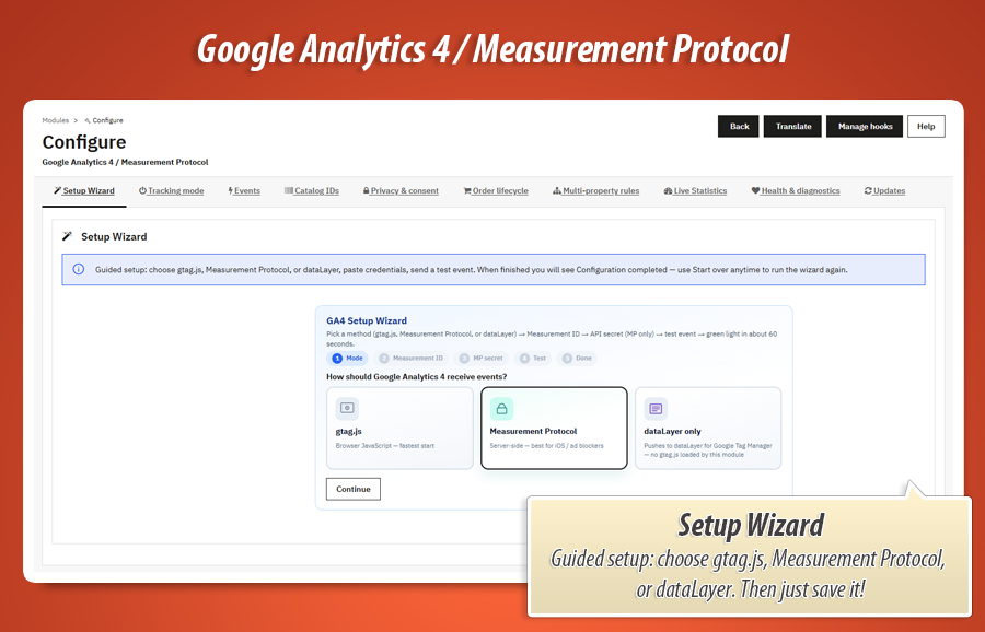 Image 21: Google Analytics 4 — gtag, MP & dataLayer tracking