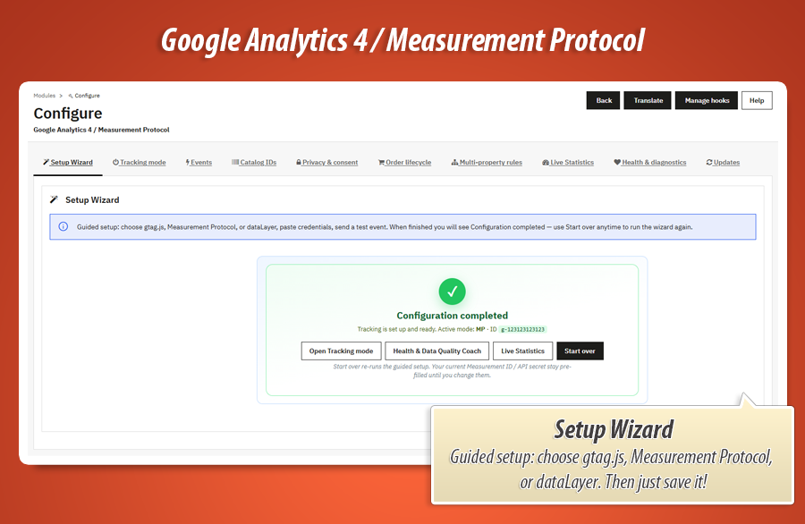 Image 20: Google Analytics 4 — gtag, MP & dataLayer tracking