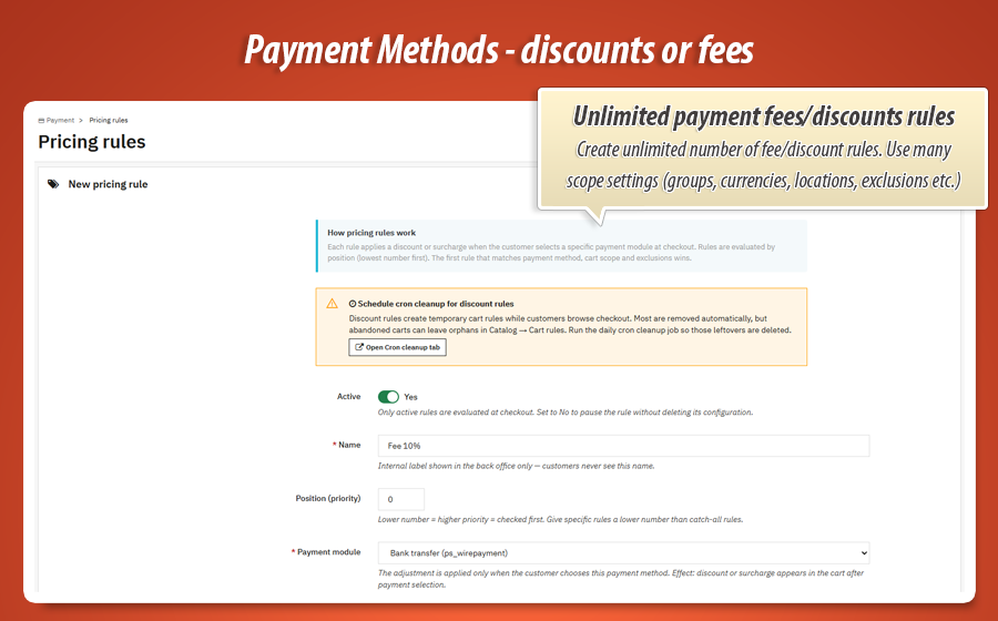 Image 14: Payment Discount or Fee