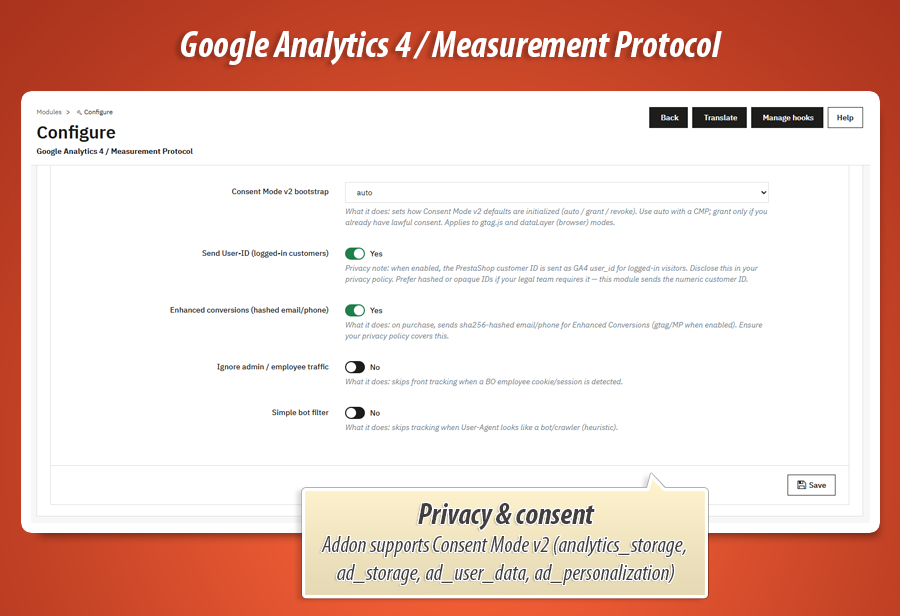 Image 12: Google Analytics 4 — gtag, MP & dataLayer tracking