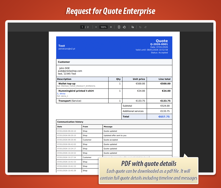Image 5: Quote Enterprise