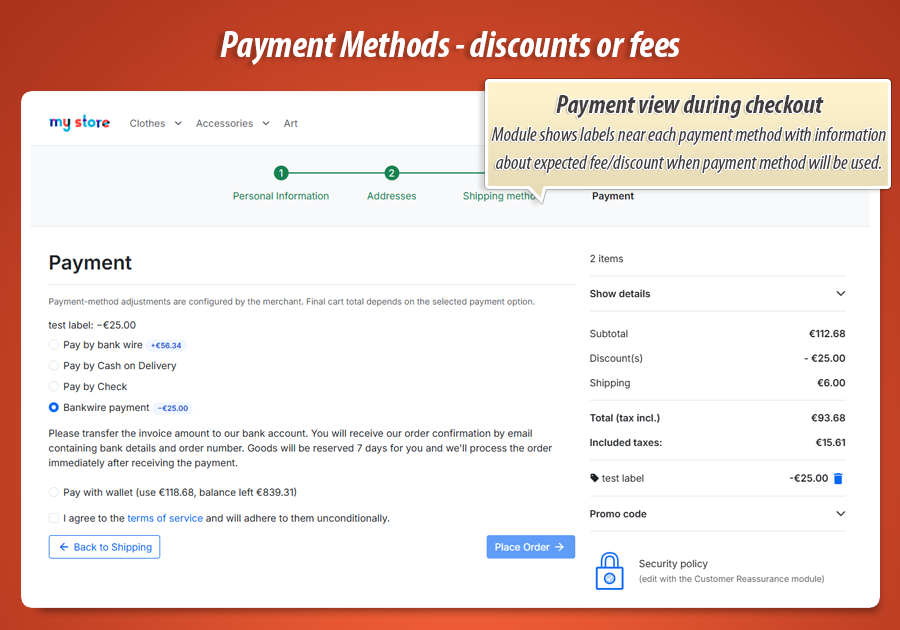 Image 4: Payment Discount or Fee