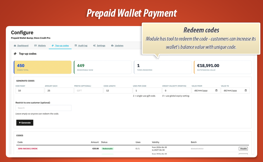 Image 4: Prepaid Wallet & Store Credit