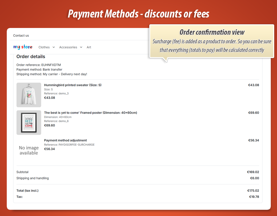 Image 3: Payment Discount or Fee