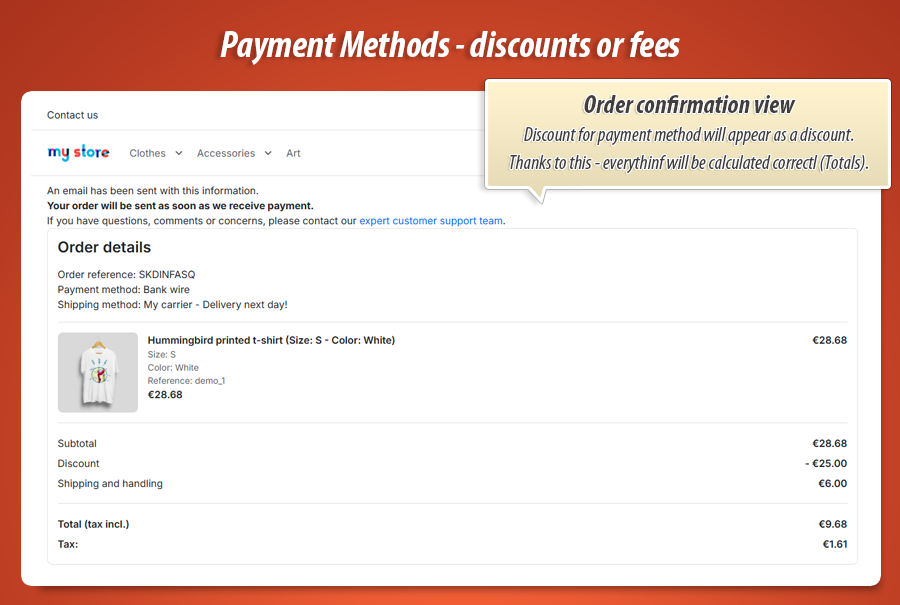 Image 2: Payment Discount or Fee
