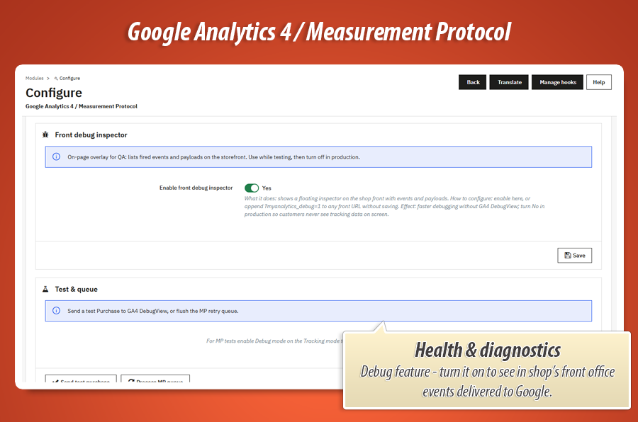 Image 2: Google Analytics 4 — gtag, MP & dataLayer tracking