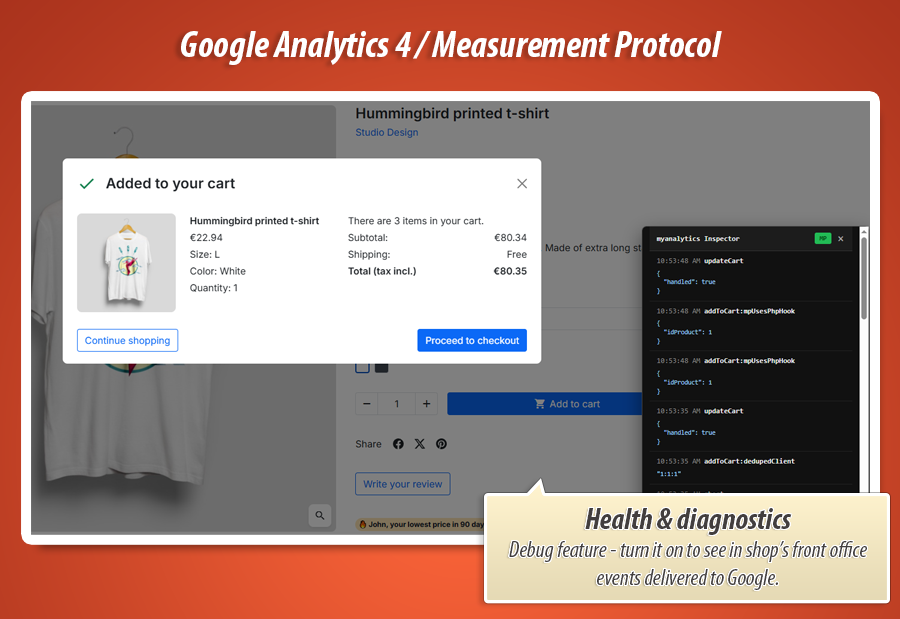 Image 1: Google Analytics 4 — gtag, MP & dataLayer tracking