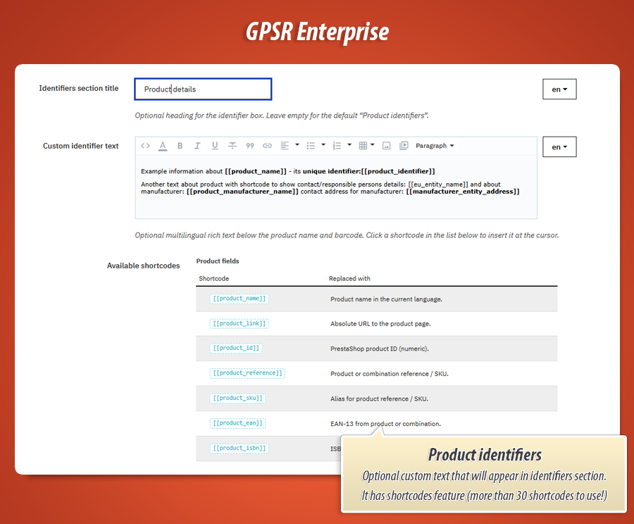 Fotka 2: Súlad GPSR Enterprise